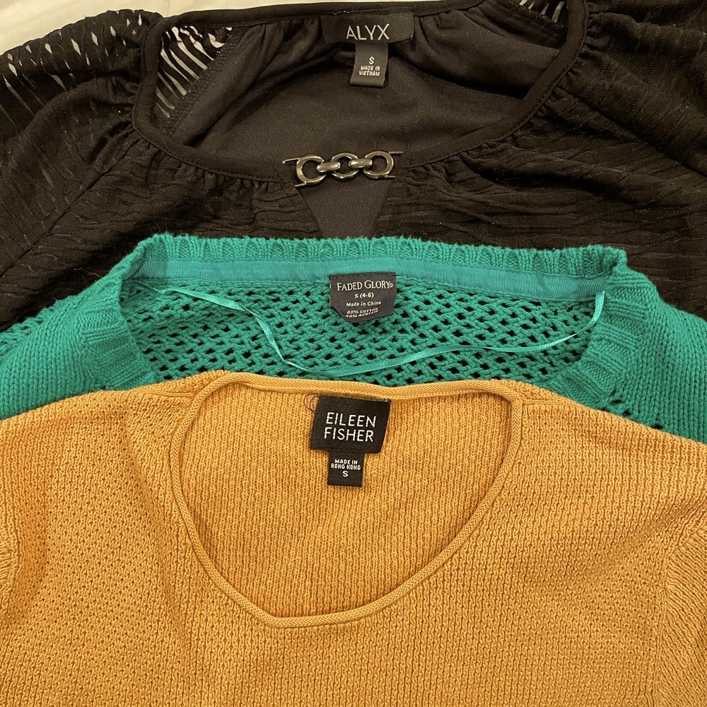 Bundle of 3 top size S